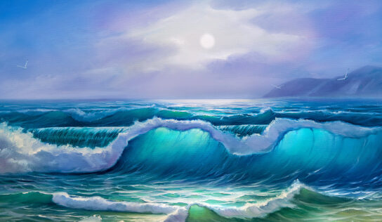 Paintings with Stunning Sea Waves