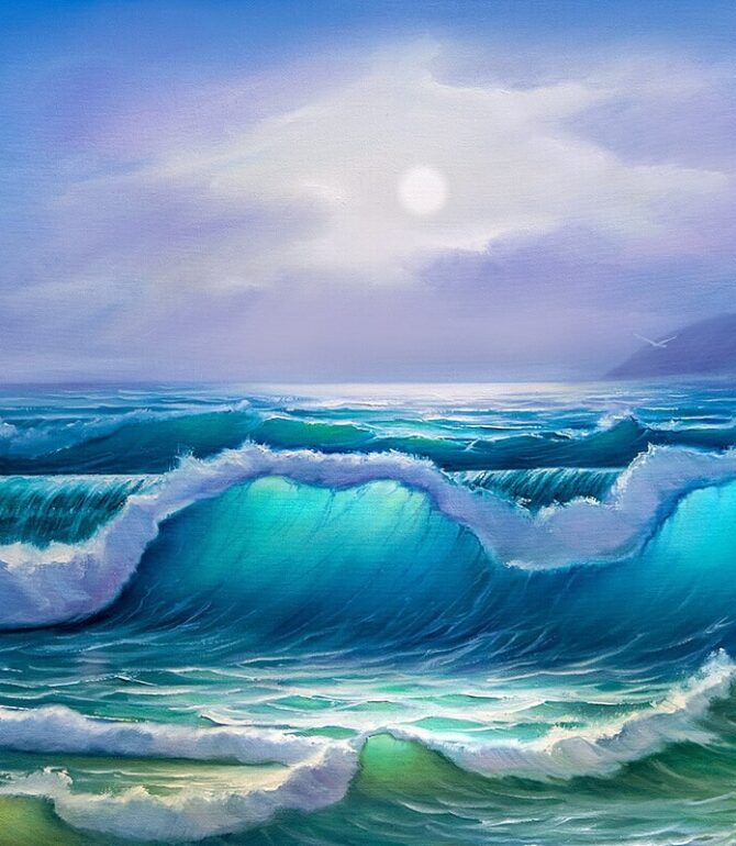 Paintings with Stunning Sea Waves