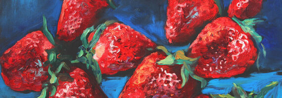 Oil Paintings with Various Berries