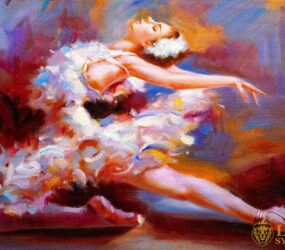 Paintings with Beautiful Ballerinas