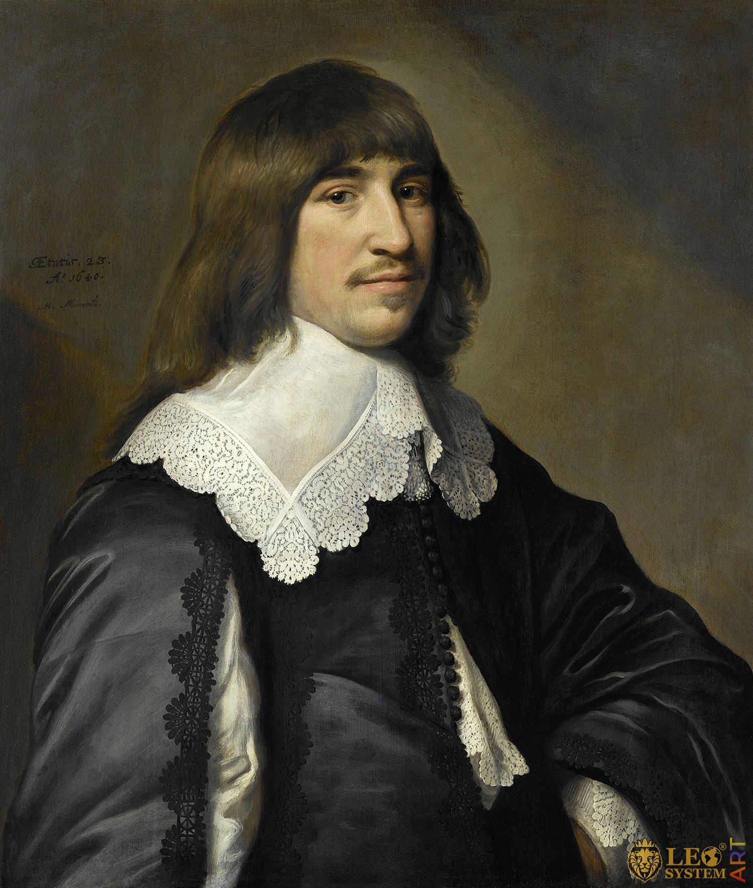Portrait of Henrick Hooft, Painter: Michiel Jansz van Mierevelt, 1640, Dutch Painting