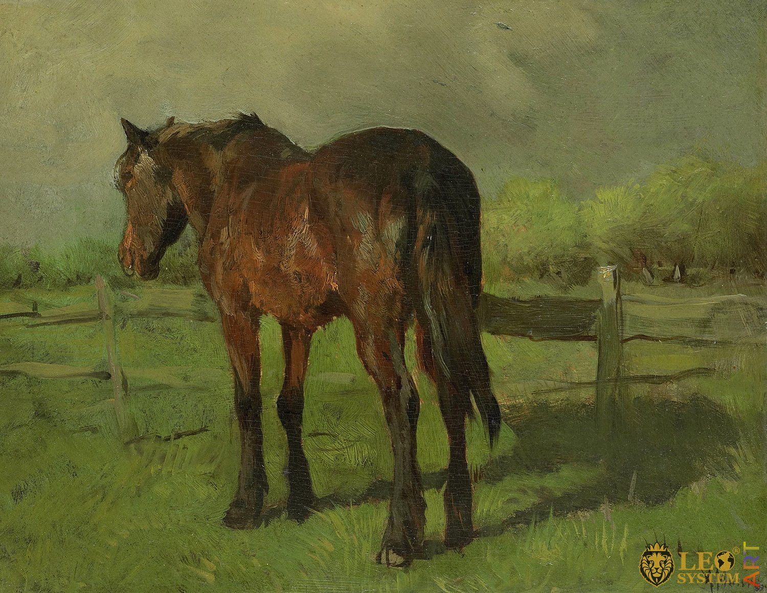 Horse, Painter: Anton Mauve, 1860-1888, Original Painting